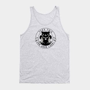 Take This For Good Luck Black Cat by Tobe Fonseca Tank Top